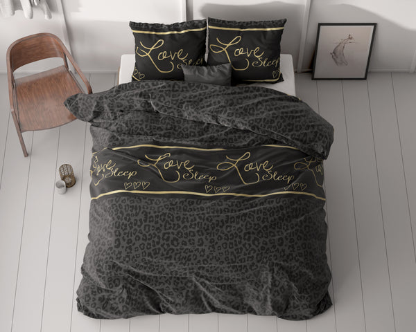 Pussilakanasetti Dark Sleep Musta