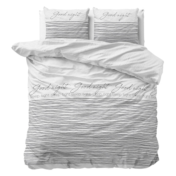 Pussilakanasetti Sleeptight 2 Valkoinen