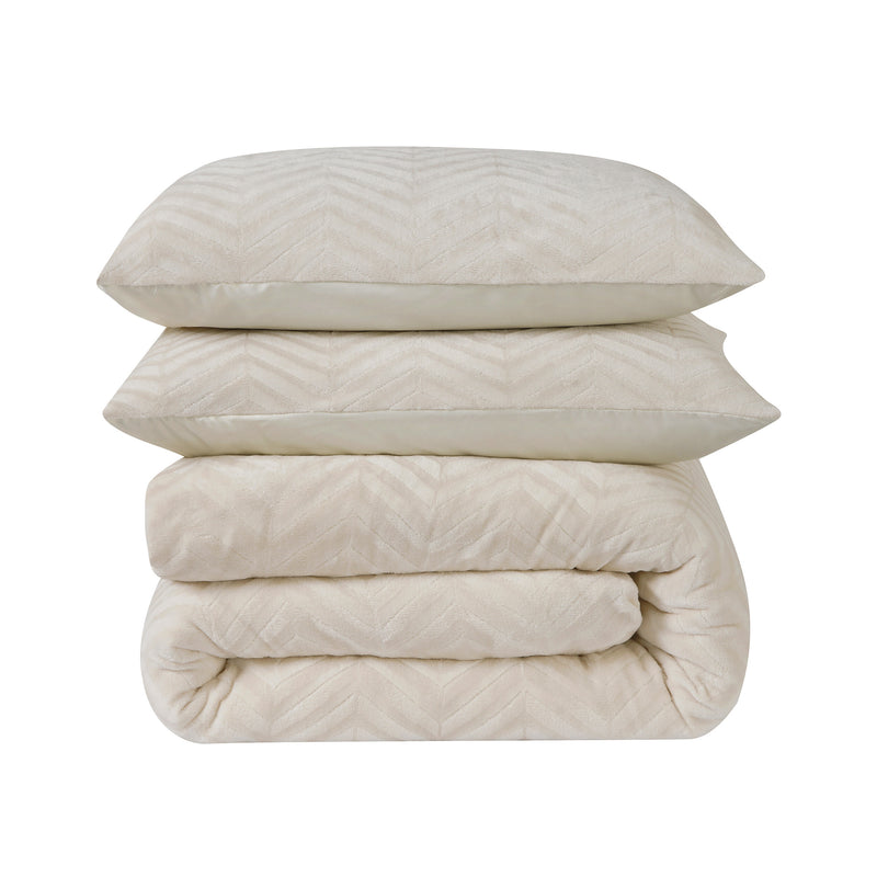 Pussilakanasetti Chevron Teddy Kerma