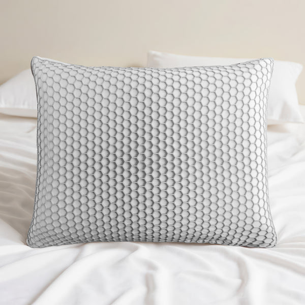 TPE tyyny - jämäkkä ydin ja muistivaahto - harmaa - 60×40×13 cm