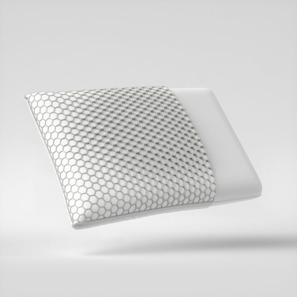TPE tyyny - jämäkkä ydin ja muistivaahto - harmaa - 60×40×13 cm