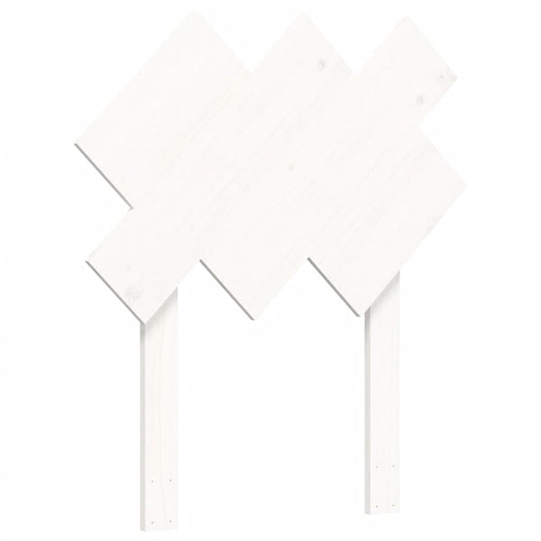 Sängynrunko päädyllä valkoinen Single täysi puu