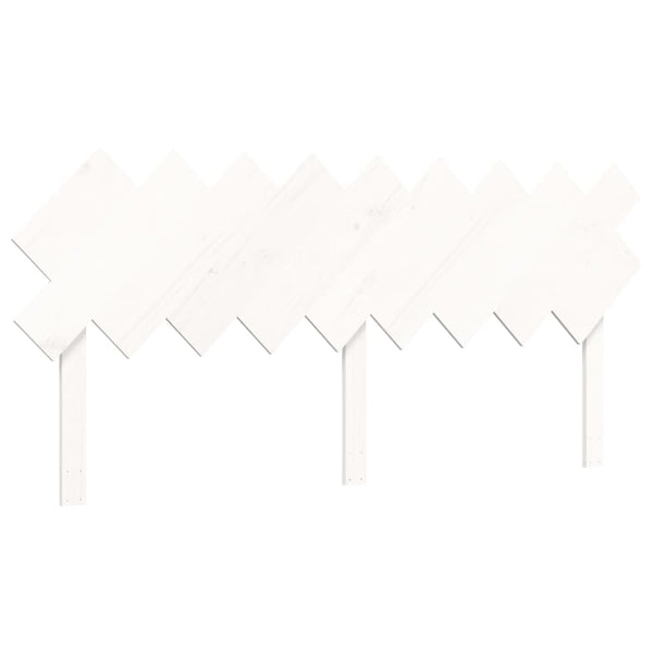 Sängynrunko päädyllä valkoinen Super King Size täysi puu