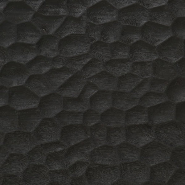 Kylpyhuoneen seinäkaappi musta 38x33x48 cm täysi mangopuu