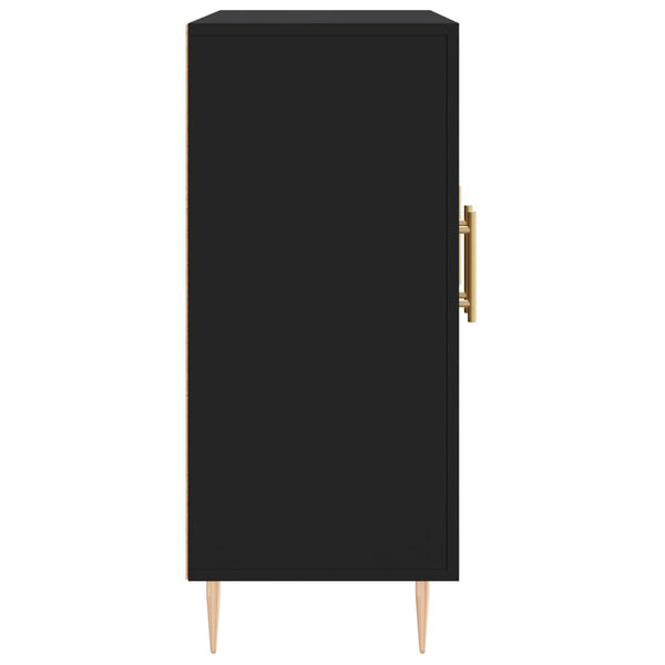 Musta senkki Dilhan 90x34x80cm (puinen)