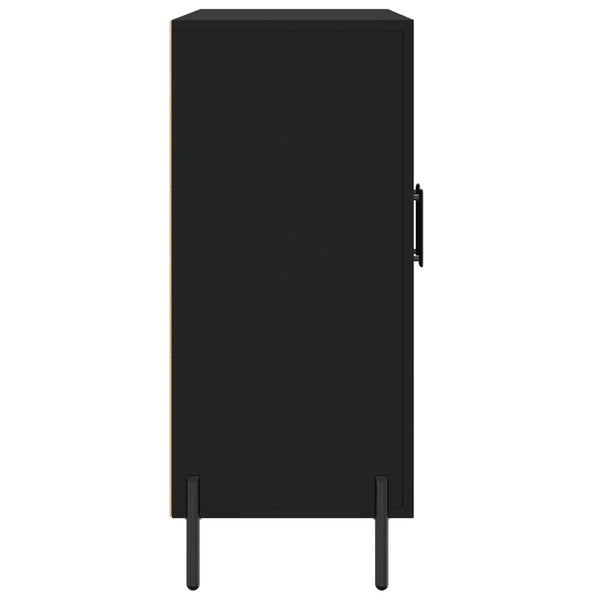 Senkki musta 90x34x80 cm tekninen puu