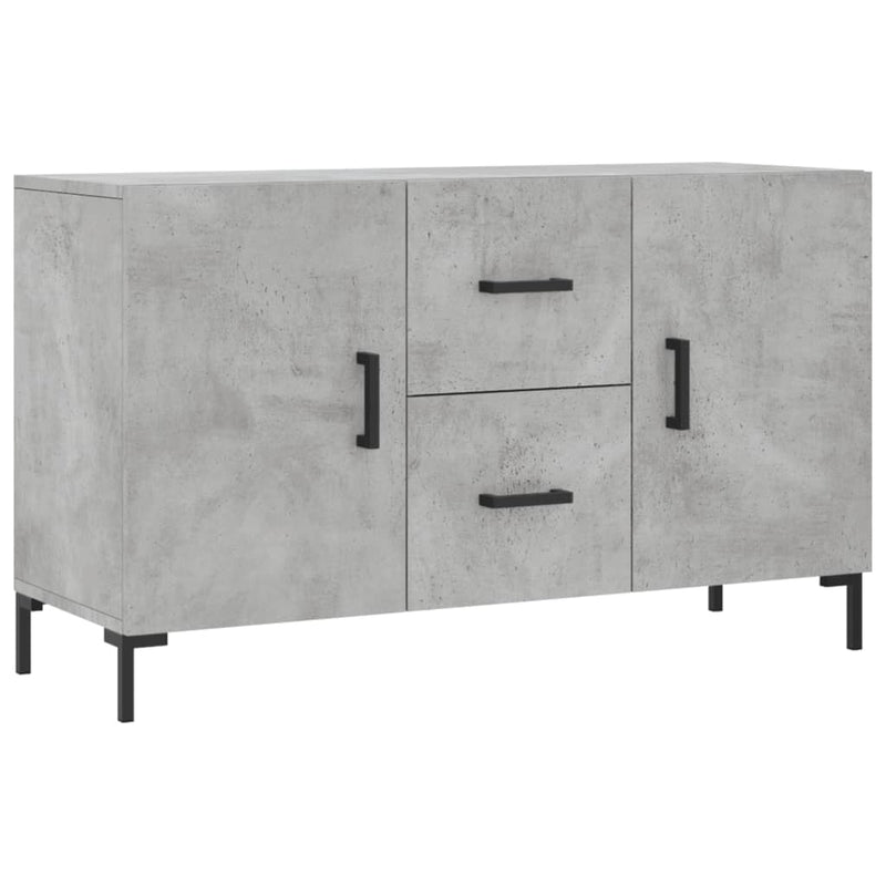 Senkki 100x36x60 cm teknistä puuta, betoninharmaa