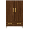 Kaappi ruskea tammi 69,5x31x115 cm tekninen puu