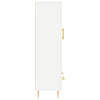 Kaappi valkoinen 69,5x31x115 cm tekninen puu