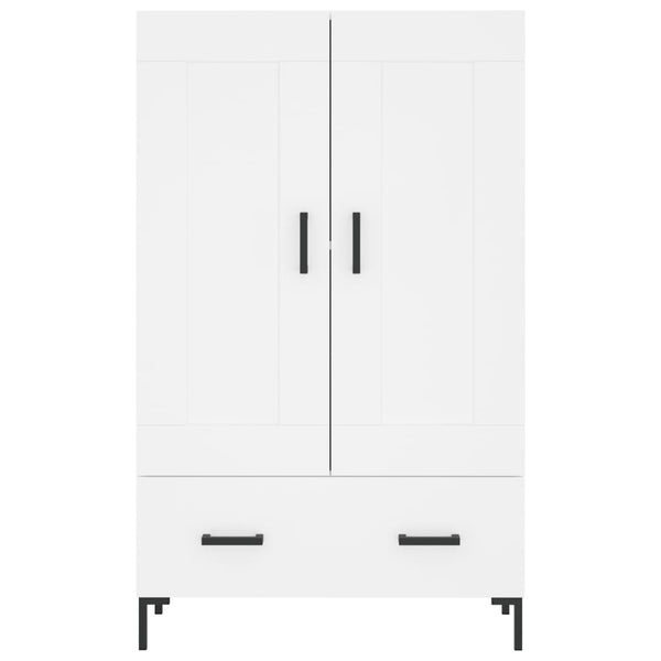 Kaappi valkoinen 69,5x31x115 cm tekninen puu