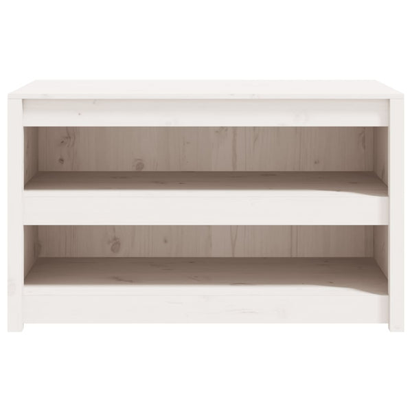 Ulkokeittiökaappi valkoinen 106x55x64 cm täysi mänty