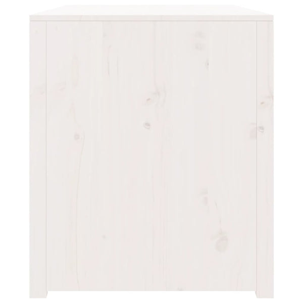 Ulkokeittiökaappi valkoinen 106x55x64 cm täysi mänty