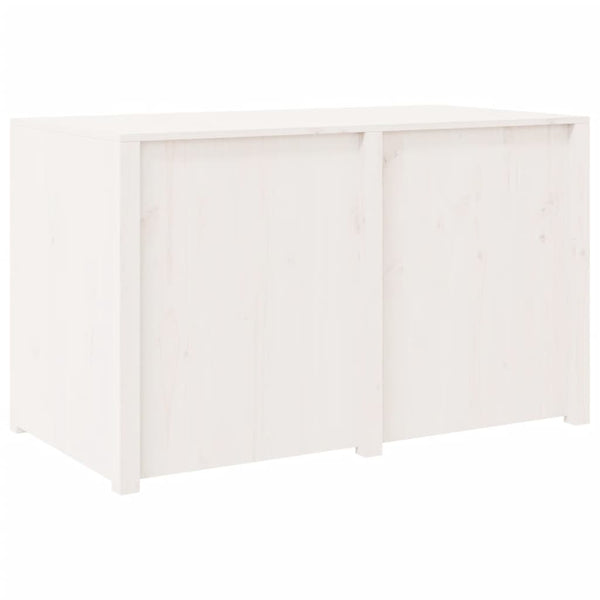 Ulkokeittiökaappi valkoinen 106x55x64 cm täysi mänty