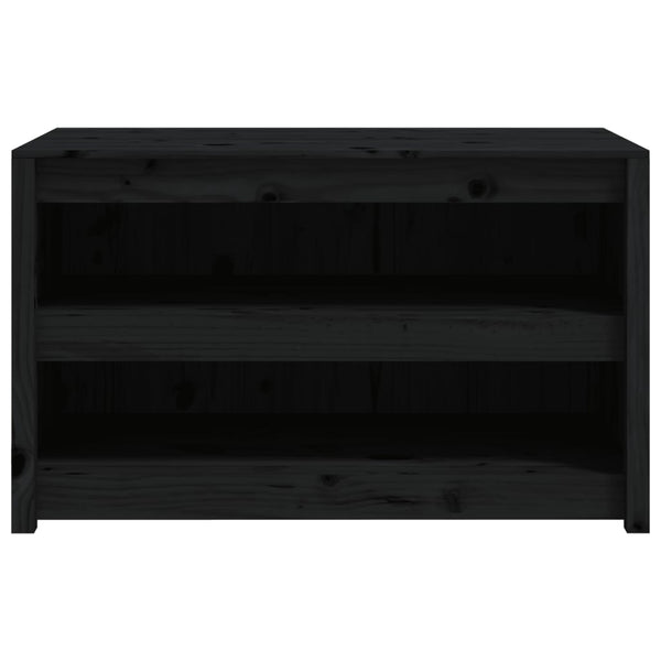 Ulkokeittiökaappi musta 106x55x64 cm täysi mänty