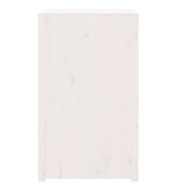 Ulkokeittiökaappi valkoinen 55x55x92 cm täysi mänty