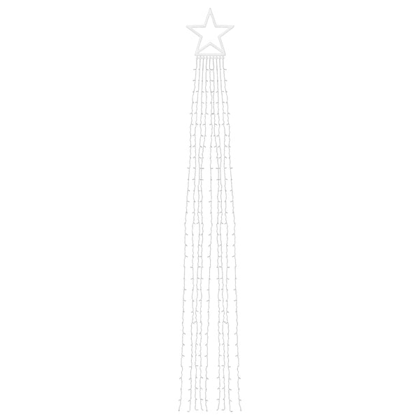 Joulukuusen valot 320 LED-valoa sininen 375 cm