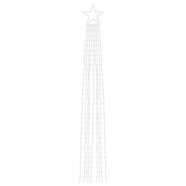 Joulukuusen LED-valot 320 LED-valoa värikäs 375 cm