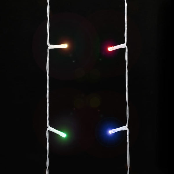 Joulukuusen LED-valot 320 LED-valoa värikäs 375 cm