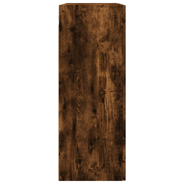Seinäkiinnitettävä kaappi savutammi 69,5x34x90 cm