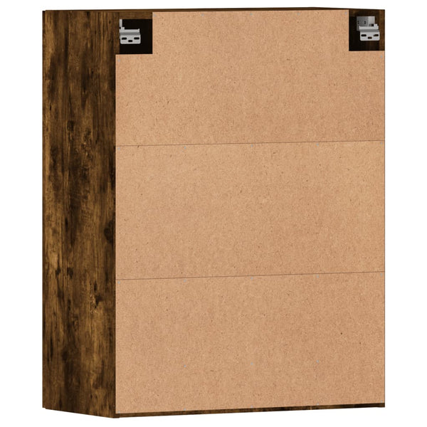 Seinäkiinnitettävät kaapit 2 kpl savutammi tekninen puu