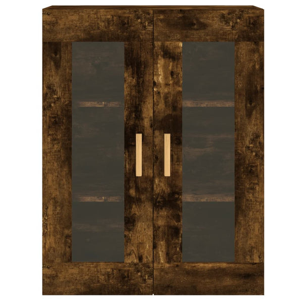 Seinäkiinnitettävät kaapit 2 kpl savutammi tekninen puu