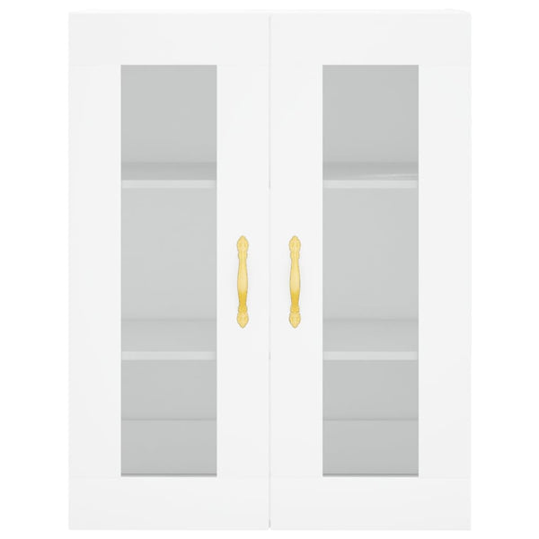 Valkoinen seinäkiinnitettävät kaapit Sybilla (2 kpl puinen)