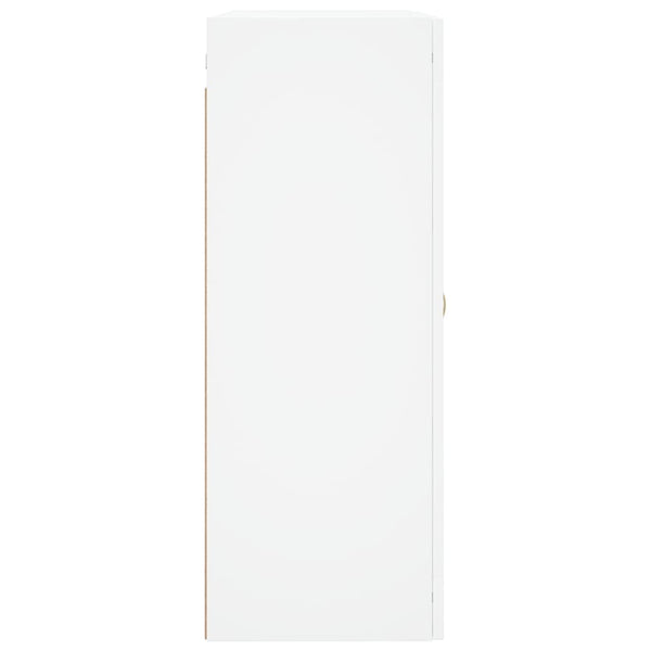 Valkoinen seinäkiinnitettävät kaapit Sybilla (2 kpl puinen)