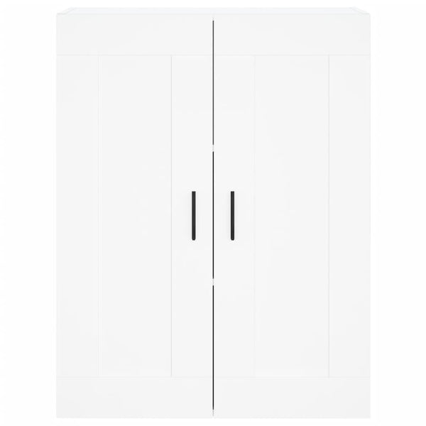 Seinäkiinnitettävät kaapit 2 kpl valkoinen tekninen puu