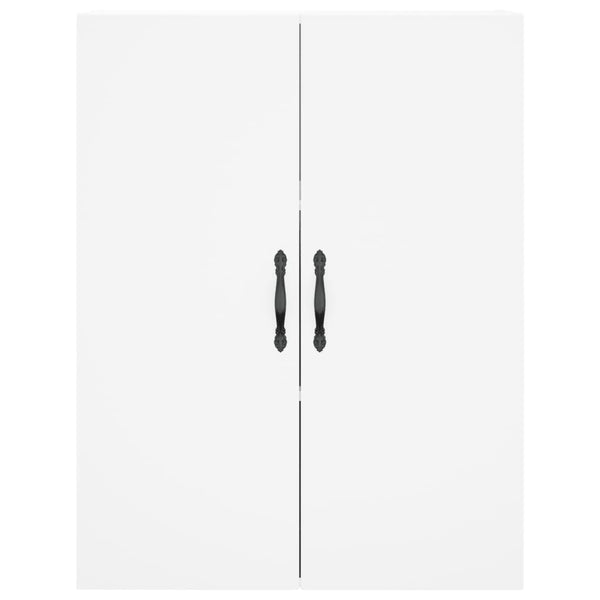 Kaappi valkoinen 69,5x34x180 cm tekninen puu