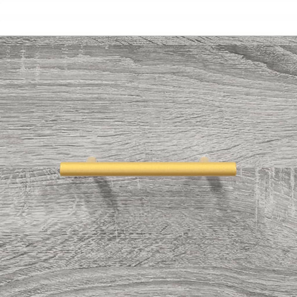 Kaappi harmaa Sonoma 69,5x34x180 cm tekninen puu