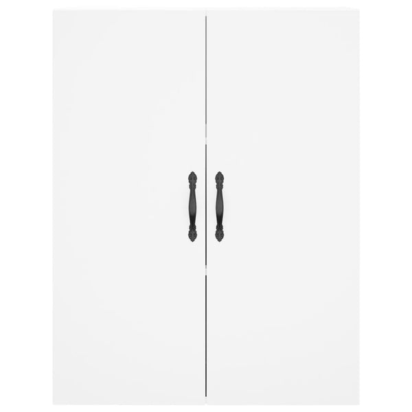 Kaappi valkoinen 69,5x34x180 cm tekninen puu