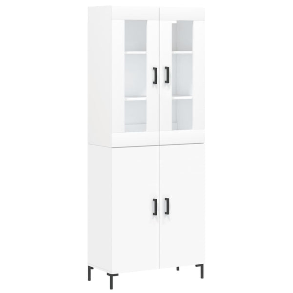 Valkoinen kaappi Kimberley 69,5x34x180cm (puinen)