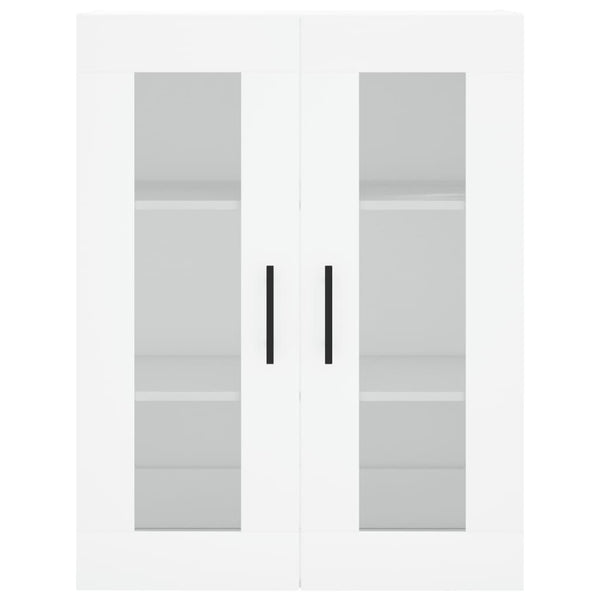 Kaappi valkoinen 69,5x34x180 cm tekninen puu