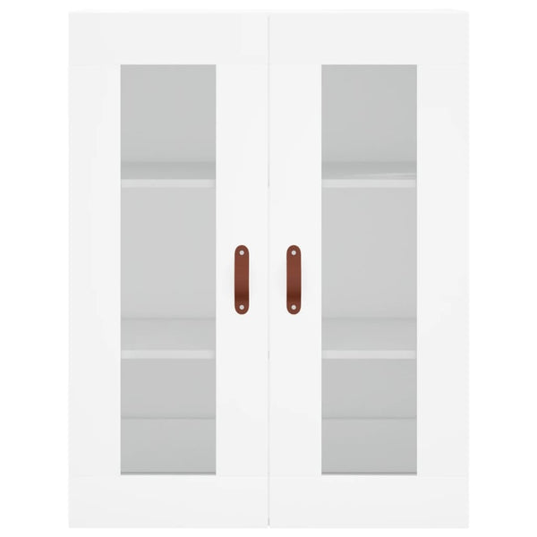 Kaappi valkoinen 69,5x34x180 cm tekninen puu