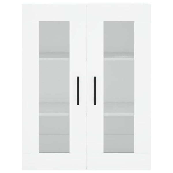 Kaappi valkoinen 69,5x34x180 cm tekninen puu