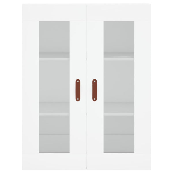 Kaappi valkoinen 69,5x34x180 cm tekninen puu