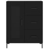 Musta kaappi Kimberley 69,5x34x180cm (puinen)