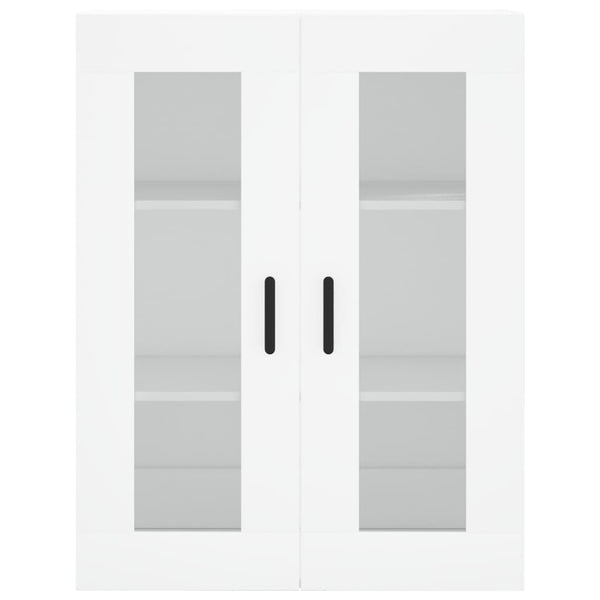 Kaappi valkoinen 69,5x34x180 cm tekninen puu