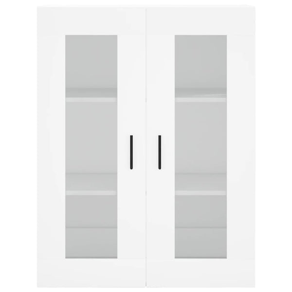 Kaappi valkoinen 69,5x34x180 cm tekninen puu