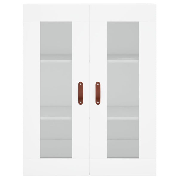 Kaappi valkoinen 69,5x34x180 cm tekninen puu