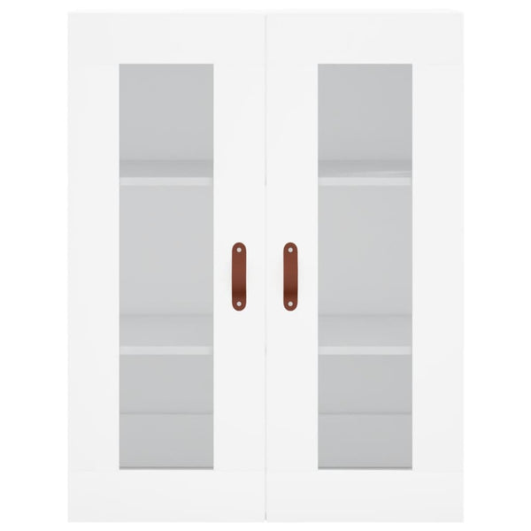 Kaappi valkoinen 69,5x34x180 cm tekninen puu