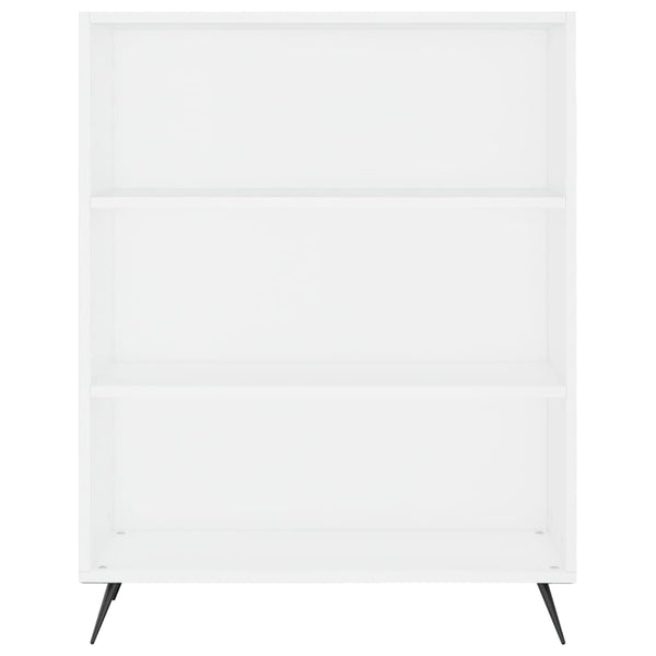 Kaappi valkoinen 69,5x34x180 cm tekninen puu