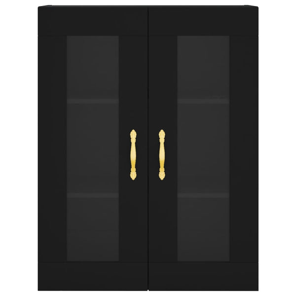 Musta kaappi Rivelinio 69,5x34x180cm (puinen)