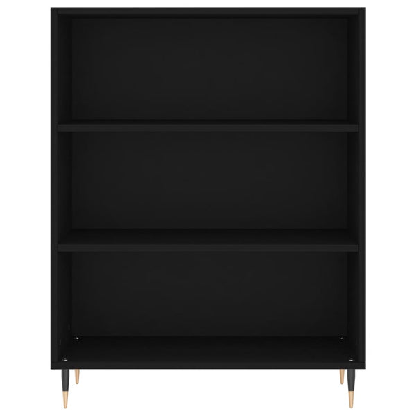 Musta kaappi Rivelinio 69,5x34x180cm (puinen)