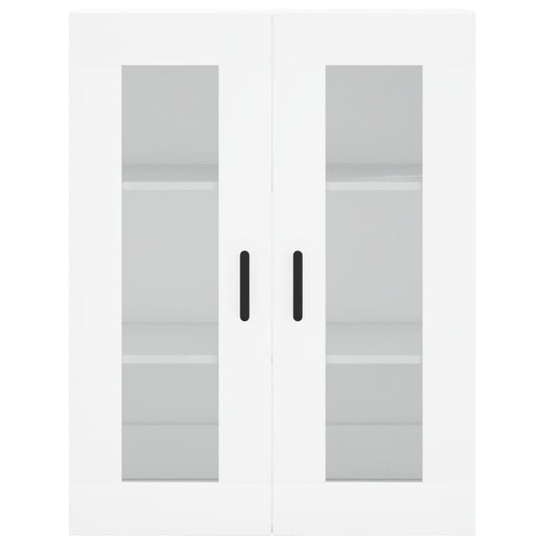 Kaappi valkoinen 69,5x34x180 cm tekninen puu