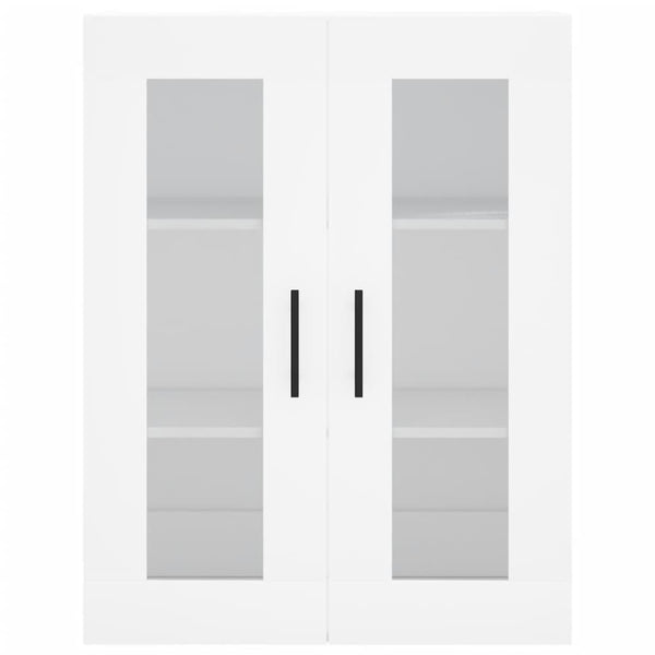 Kaappi valkoinen 69,5x34x180 cm tekninen puu