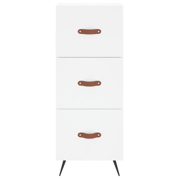 Kaappi valkoinen 34,5x34x180 cm tekninen puu