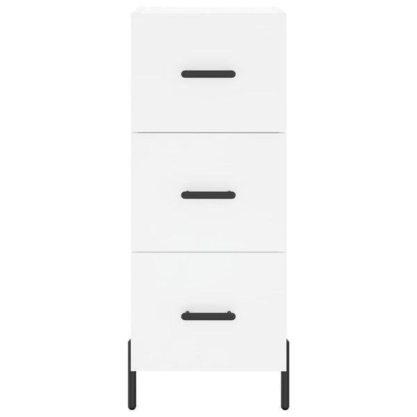 Kaappi valkoinen 34,5x34x180 cm tekninen puu