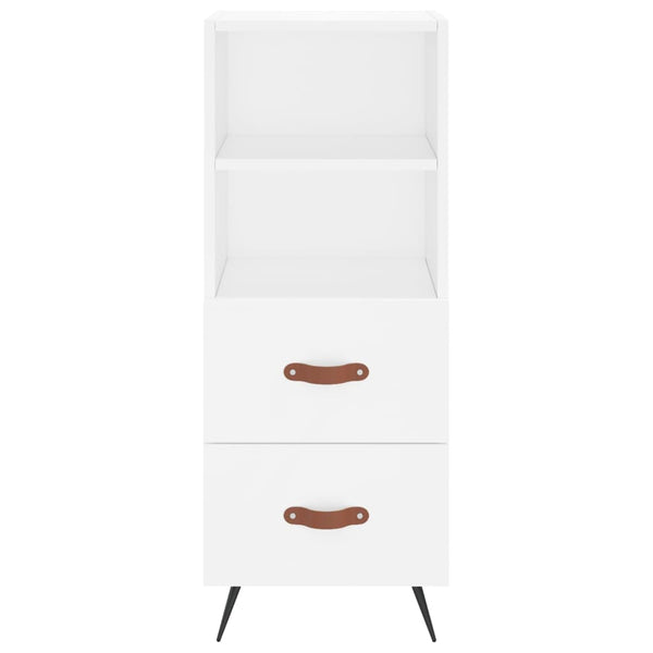 Kaappi valkoinen 34,5x34x180 cm tekninen puu