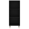 Kaappi musta 34,5x34x180 cm tekninen puu